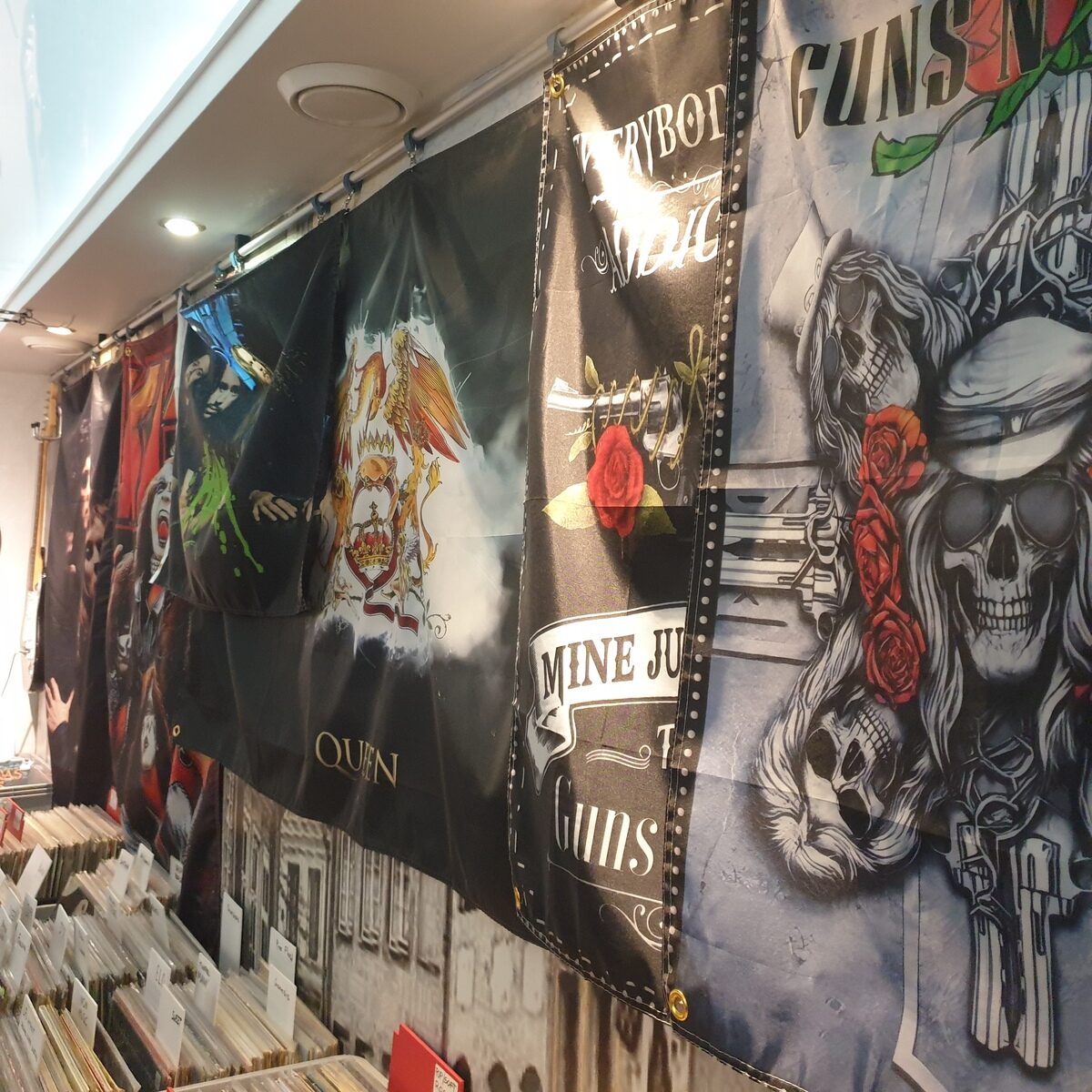 Rock band flags