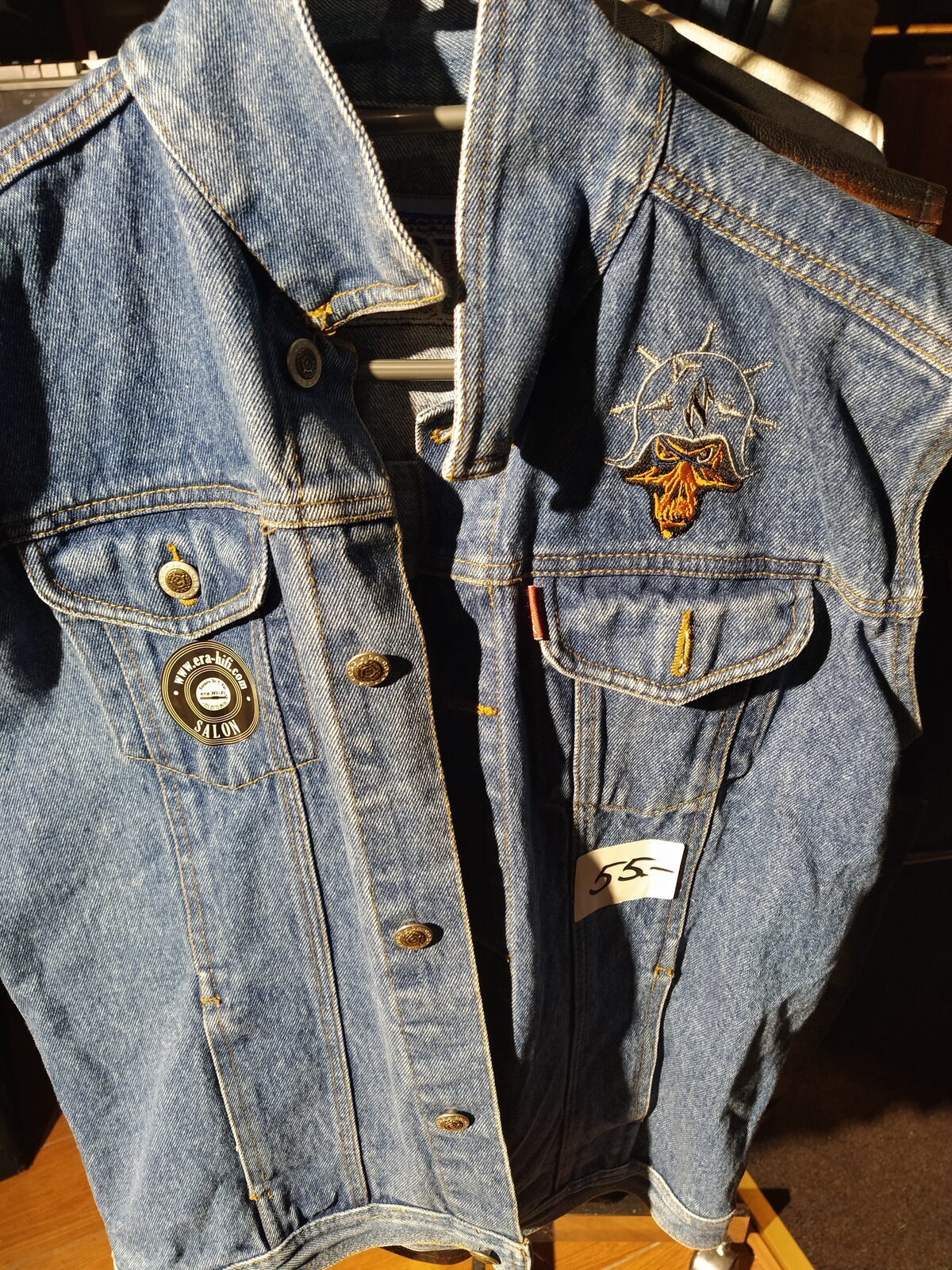FAN'S JACKETS Jeans & Leather